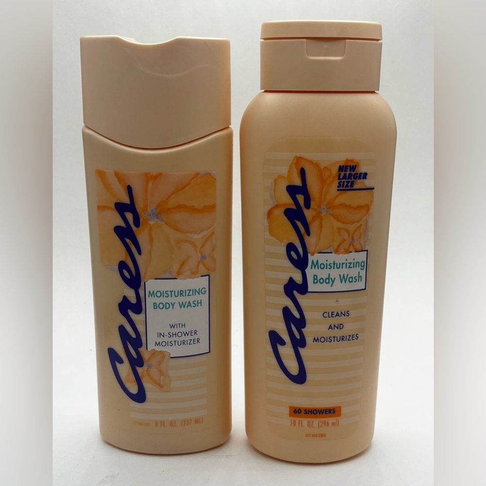 2 New Vintage Caress 1994 Body Washes 8 & 10 Oz New Old Stock